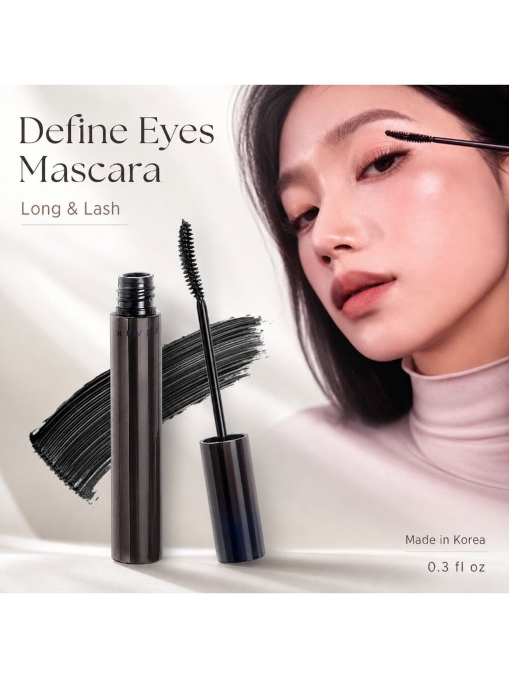 Heavy Makeup  Define Eyes Mascara Long&Lash NEW Sealed